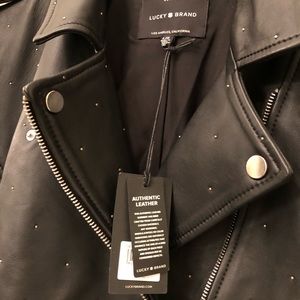 lucky brand pin dot moto jacket